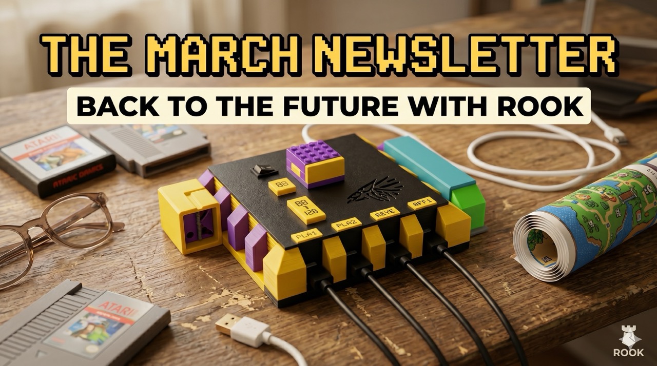 RooK Console RooK-Letter March 2026 – The Retro Gaming Console Levels Up Again